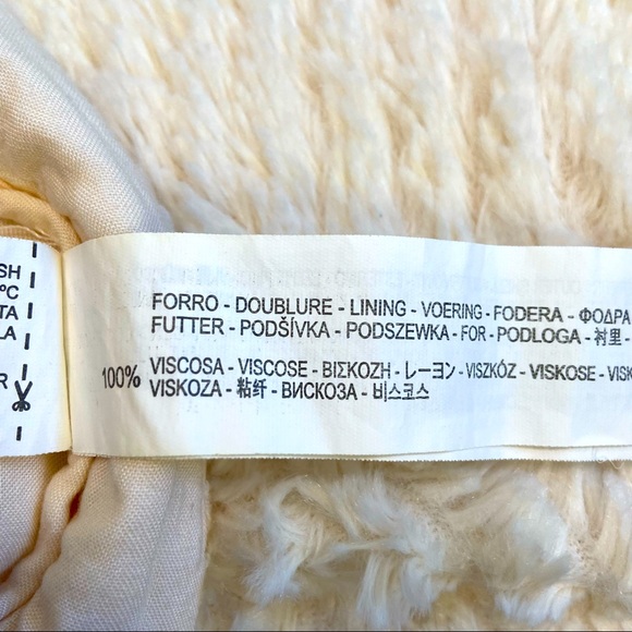 ZARA Basic Crochet Ivory Skort - Size: S - Picture 5 of 8